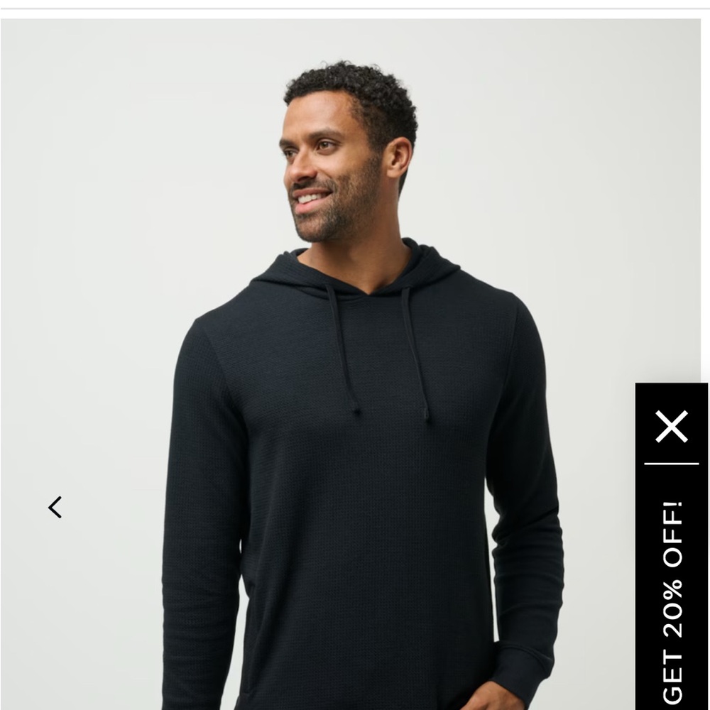 Men's Black Hoodie Shirt